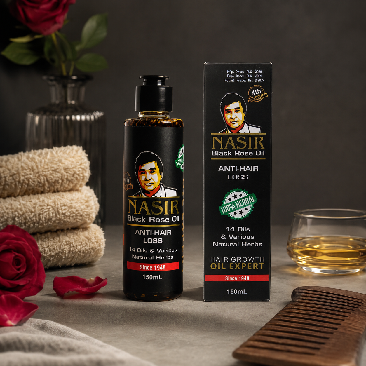 Black Rose Oil view 2
