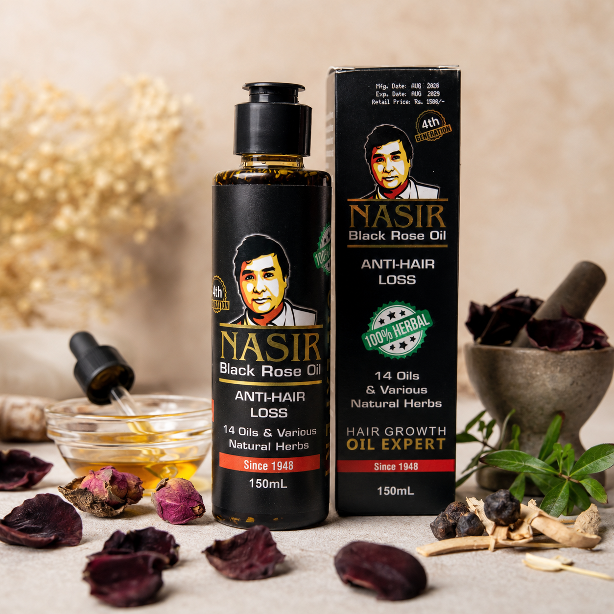 Black Rose Oil view 3
