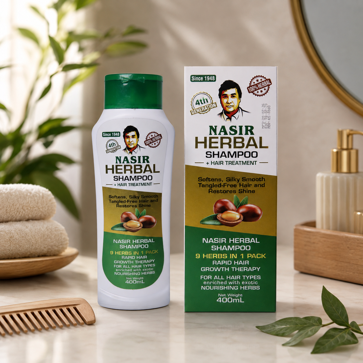 Herbal Shampoo side